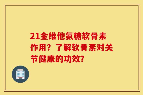 21金维他氨糖软骨素作用？了解软骨素对关节健康的功效？