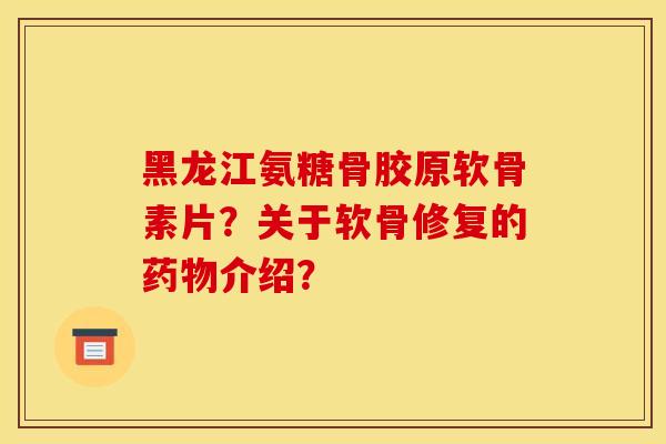 黑龙江氨糖骨胶原软骨素片?关于软骨修复的药物介绍? 黑龙江氨糖骨胶原软骨素片?关于软骨修复的药物介绍?
