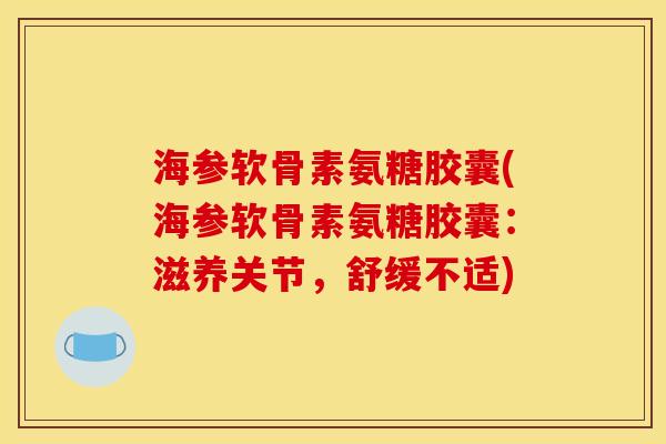 海参软骨素氨糖胶囊(海参软骨素氨糖胶囊：滋养关节，舒缓不适)