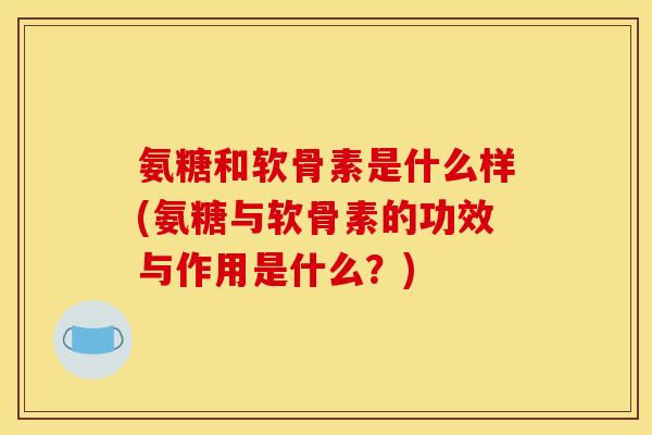 氨糖和软骨素是什么样(氨糖与软骨素的功效与作用是什么？)