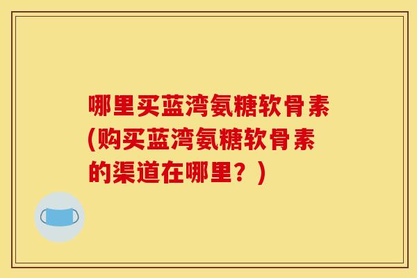 哪里买蓝湾氨糖软骨素(购买蓝湾氨糖软骨素的渠道在哪里？)