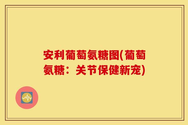 安利葡萄氨糖图(葡萄氨糖：关节保健新宠)