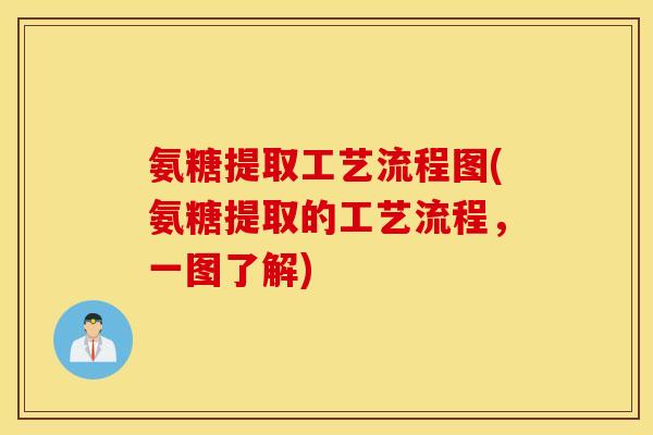 氨糖提取工艺流程图(氨糖提取的工艺流程，一图了解)