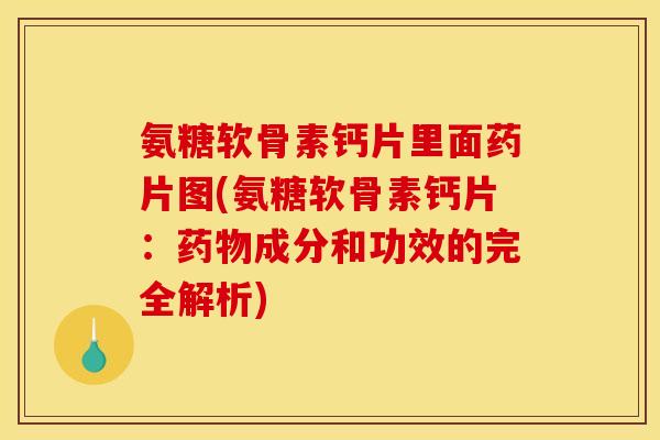 氨糖软骨素钙片里面药片图(氨糖软骨素钙片：药物成分和功效的完全解析)