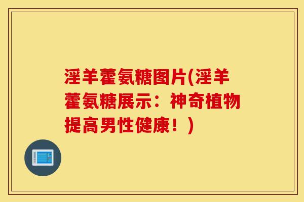 淫羊藿氨糖图片(淫羊藿氨糖展示：神奇植物提高男性健康！)