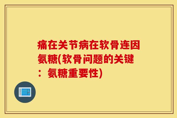 痛在关节病在软骨连因氨糖(软骨问题的关键：氨糖重要性)