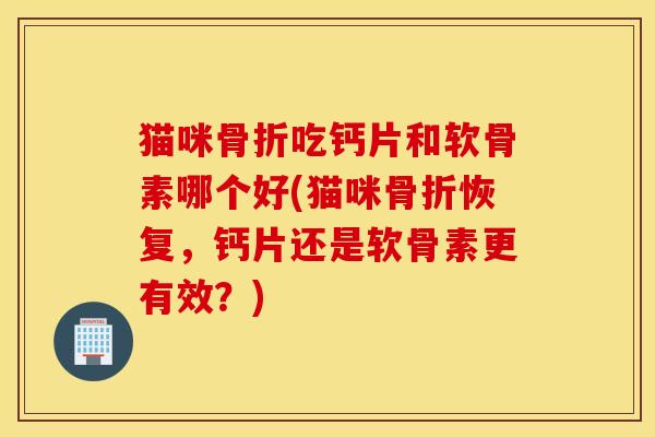 猫咪骨折吃钙片和软骨素哪个好(猫咪骨折恢复，钙片还是软骨素更有效？)