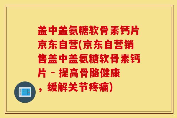 盖中盖氨糖软骨素钙片京东自营(京东自营销售盖中盖氨糖软骨素钙片 - 提高骨骼健康，缓解关节疼痛)