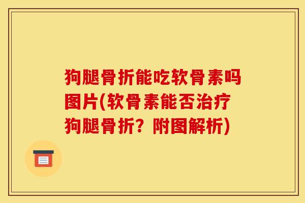 狗腿骨折能吃软骨素吗图片(软骨素能否治疗狗腿骨折？附图解析)