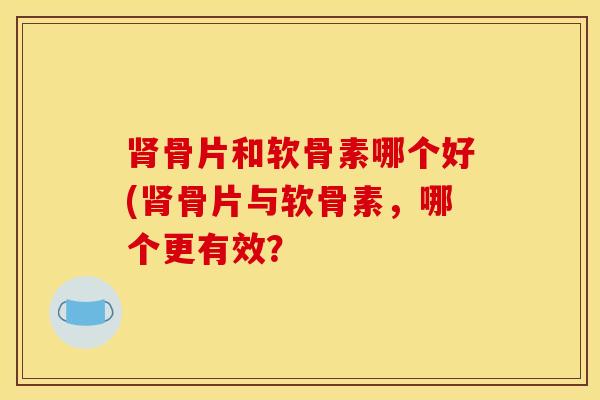 肾骨片和软骨素哪个好(肾骨片与软骨素，哪个更有效？