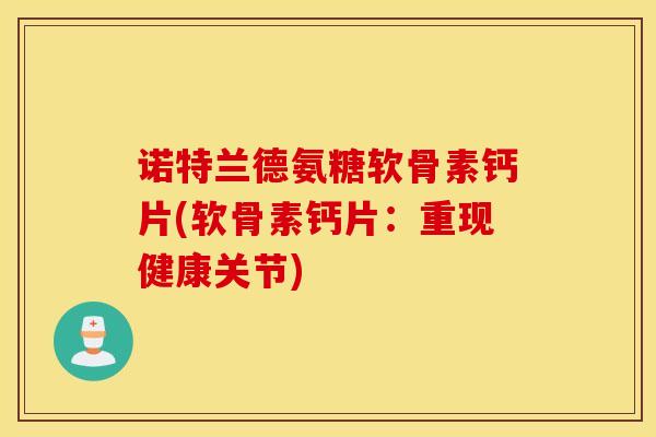 诺特兰德氨糖软骨素钙片(软骨素钙片：重现健康关节)
