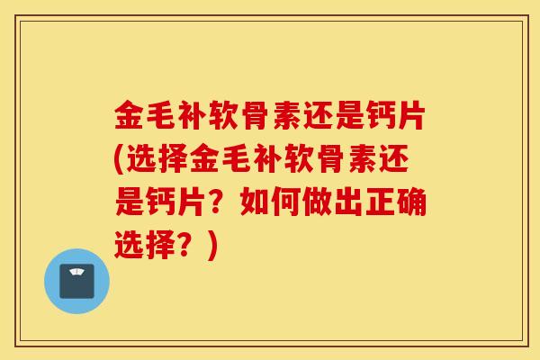 金毛补软骨素还是钙片(选择金毛补软骨素还是钙片？如何做出正确选择？)