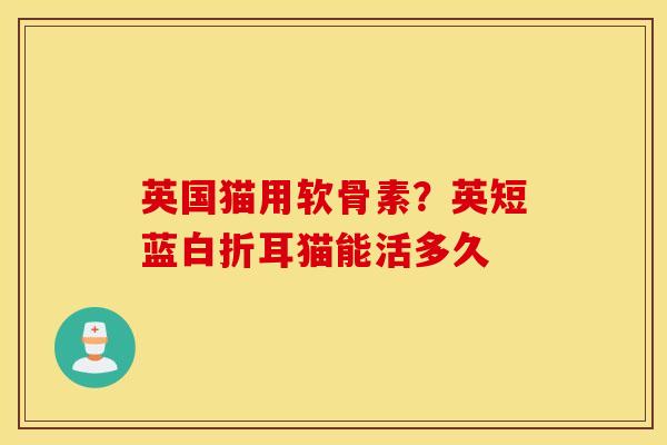 英国猫用软骨素？英短蓝白折耳猫能活多久