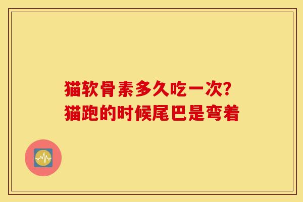 猫软骨素多久吃一次？猫跑的时候尾巴是弯着