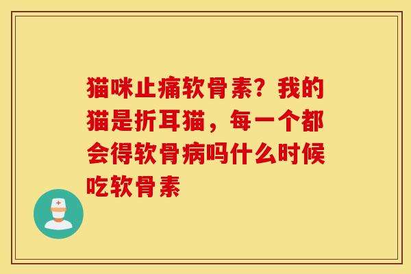 猫咪止痛软骨素？我的猫是折耳猫，每一个都会得软骨病吗什么时候吃软骨素