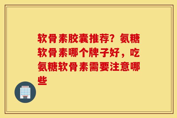 软骨素胶囊推荐？氨糖软骨素哪个牌子好，吃氨糖软骨素需要注意哪些