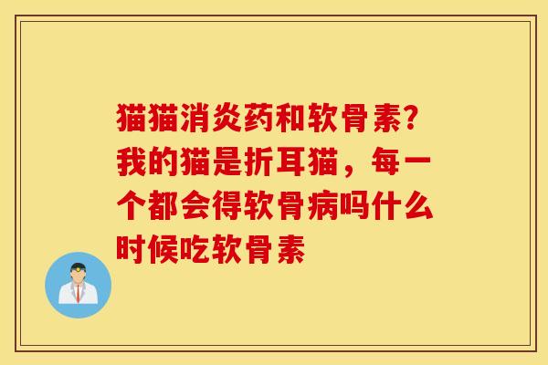 猫猫消炎药和软骨素?我的猫是折耳猫,每一个都会得软骨病吗什么时候吃软骨素 猫猫消炎药和软骨素?我的猫是折耳猫,每一个都会得软骨病吗什么时候吃软骨素
