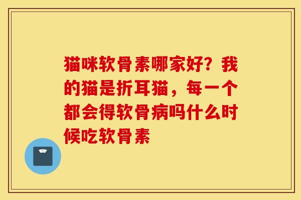 猫咪软骨素哪家好？我的猫是折耳猫，每一个都会得软骨病吗什么时候吃软骨素