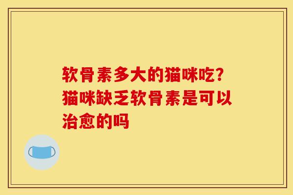 软骨素多大的猫咪吃？猫咪缺乏软骨素是可以治愈的吗
