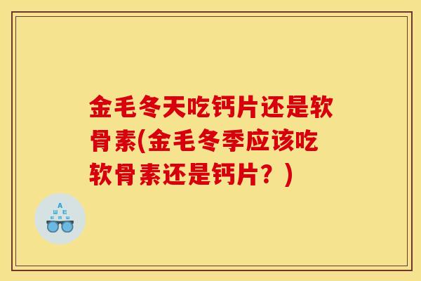 金毛冬天吃钙片还是软骨素(金毛冬季应该吃软骨素还是钙片?) 金毛冬天吃钙片还是软骨素(金毛冬季应该吃软骨素还是钙片?)