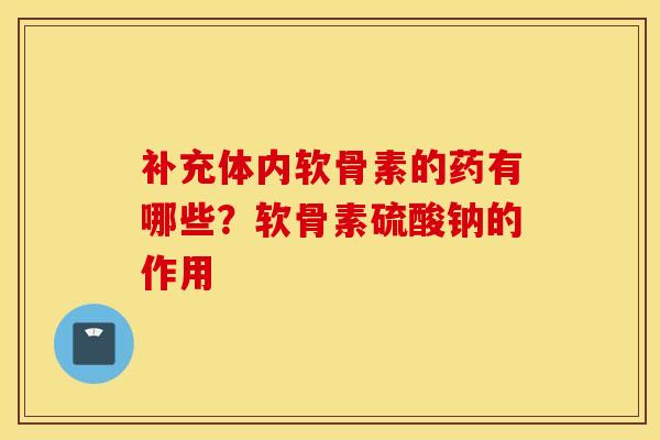 补充体内软骨素的药有哪些？软骨素硫酸钠的作用