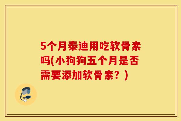 5个月泰迪用吃软骨素吗(小狗狗五个月是否需要添加软骨素？)