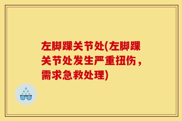 左脚踝关节处(左脚踝关节处发生严重扭伤，需求急救处理)