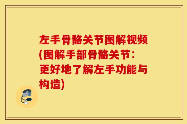 左手骨骼关节图解视频(图解手部骨骼关节：更好地了解左手功能与构造)
