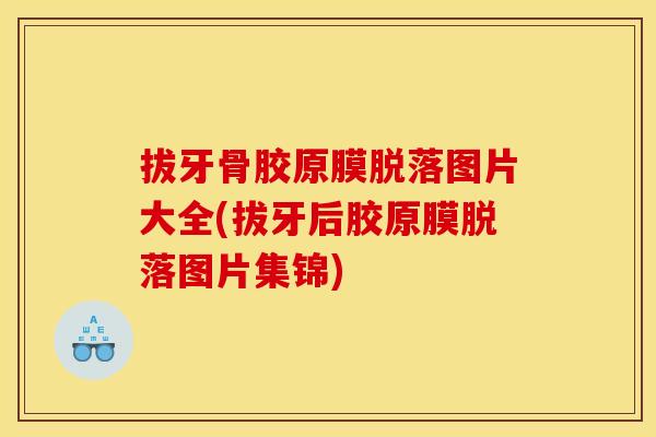 拔牙骨胶原膜脱落图片大全(拔牙后胶原膜脱落图片集锦)