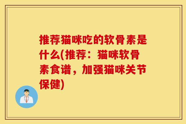 推荐猫咪吃的软骨素是什么(推荐：猫咪软骨素食谱，加强猫咪关节保健)