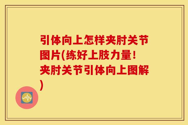 引体向上怎样夹肘关节图片(练好上肢力量！夹肘关节引体向上图解)