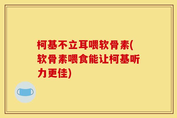 柯基不立耳喂软骨素(软骨素喂食能让柯基听力更佳)