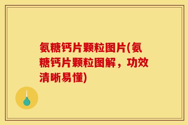 氨糖钙片颗粒图片(氨糖钙片颗粒图解，功效清晰易懂)