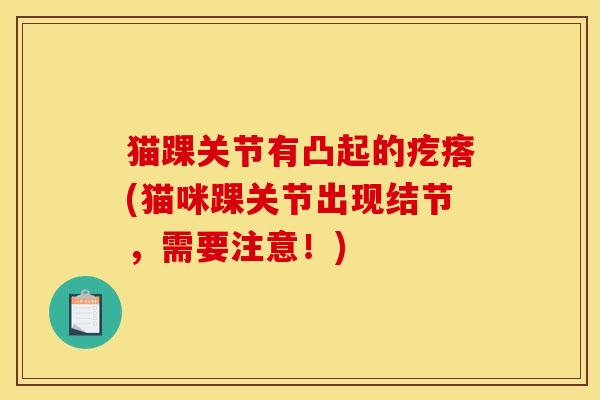 猫踝关节有凸起的疙瘩(猫咪踝关节出现结节，需要注意！)
