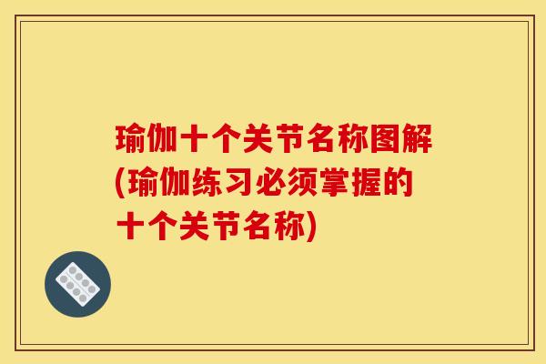 瑜伽十个关节名称图解(瑜伽练习必须掌握的十个关节名称)