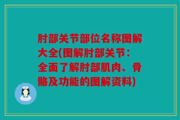 肘部关节部位名称图解大全(图解肘部关节:全面了解肘部肌肉、骨骼及功能的图解资料) 肘部关节部位名称图解大全(图解肘部关节:全面了解肘部肌肉、骨骼及功能的图解资料)