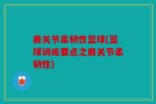 肩关节柔韧性篮球(篮球训练要点之肩关节柔韧性)
