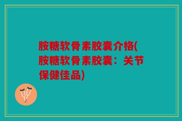 胺糖软骨素胶囊介格(胺糖软骨素胶囊：关节保健佳品)