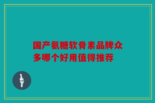 国产氨糖软骨素品牌众多哪个好用值得推荐