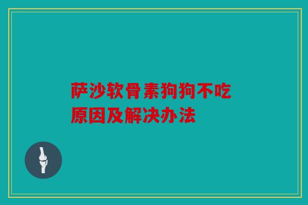 萨沙软骨素狗狗不吃 原因及解决办法