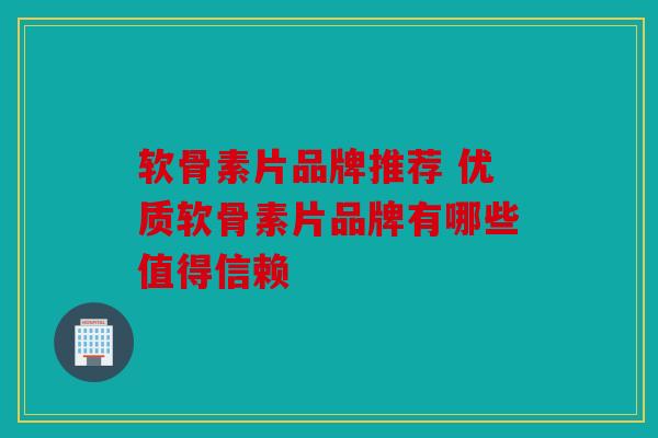 软骨素片品牌推荐 优质软骨素片品牌有哪些值得信赖