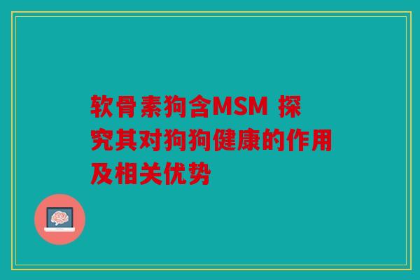 软骨素狗含MSM 探究其对狗狗健康的作用及相关优势